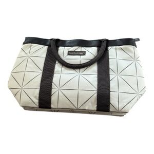 Rachael Ray Brown & Cream Geometric Insulated Lunch Bag